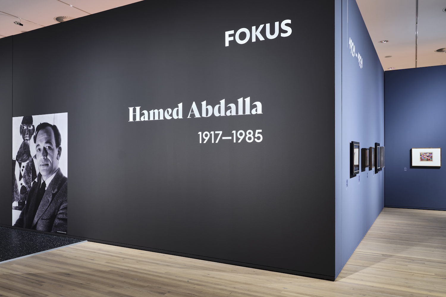 Installation view of FOKUS: Hamed Abdalla